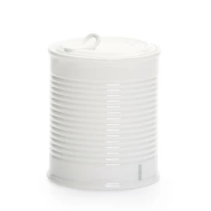 Банка с крышкой фарфоровая 11,8х10 см белая Estetico Quotidiano Medium SELETTI  00-3883316 Белый
