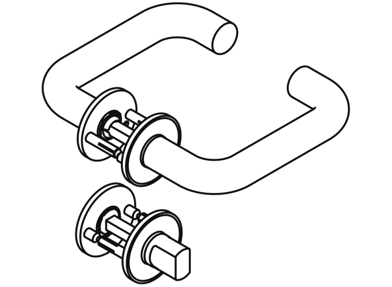 111PBIV02230 Свободно занятое множество HEWI Edition matt  - Вид №3