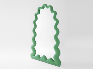 Напольное зеркало с рамкой из стекловолокна