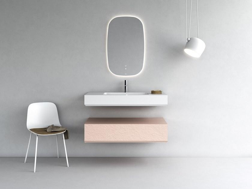 Fiora Настенная тумба под умывальник из полиуретана с ящиками Making sun-id-1515711 - Вид №13