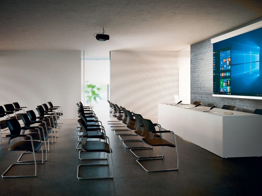 Прямоугольный стол для конференций из МДФ FANTONI ARCH-00149302