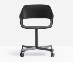 Pedrali Стул из полипропилена с 4 спицами на колесиках Babila