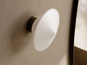 Стеклянный настенный светильник