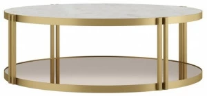 FRATO Низкий стол из латуни и камня Soul Ffu080010abf