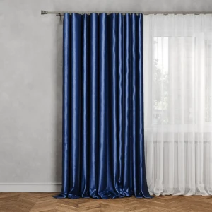 Штора на ленте Taffy Saphir 1 140x260 см полиэстер цвет синий 82111949 STLM-2095513