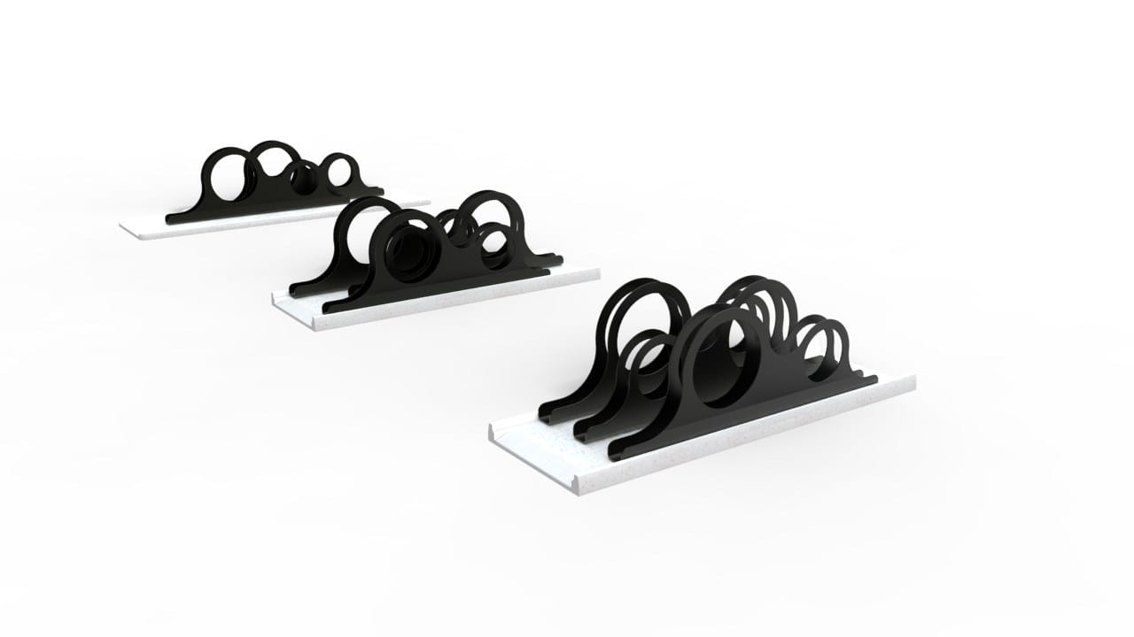 Стойка для велосипедов из оцинкованной стали Viscio Urban Design DUNE ARCH-00050149 - Вид №24