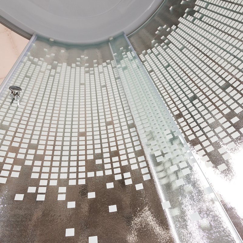 BМ1510 с гидромассажем BLACK Душевая кабина DETO Серия ВМ L 902 L с гидромассажем - Вид №8