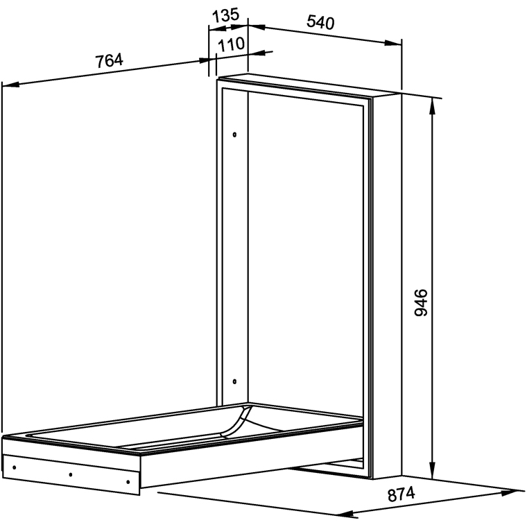 727886 Устройство смены подгузников WP2115 WAGNER_EWAR A-LINE Wagner Ewar  - Вид №1