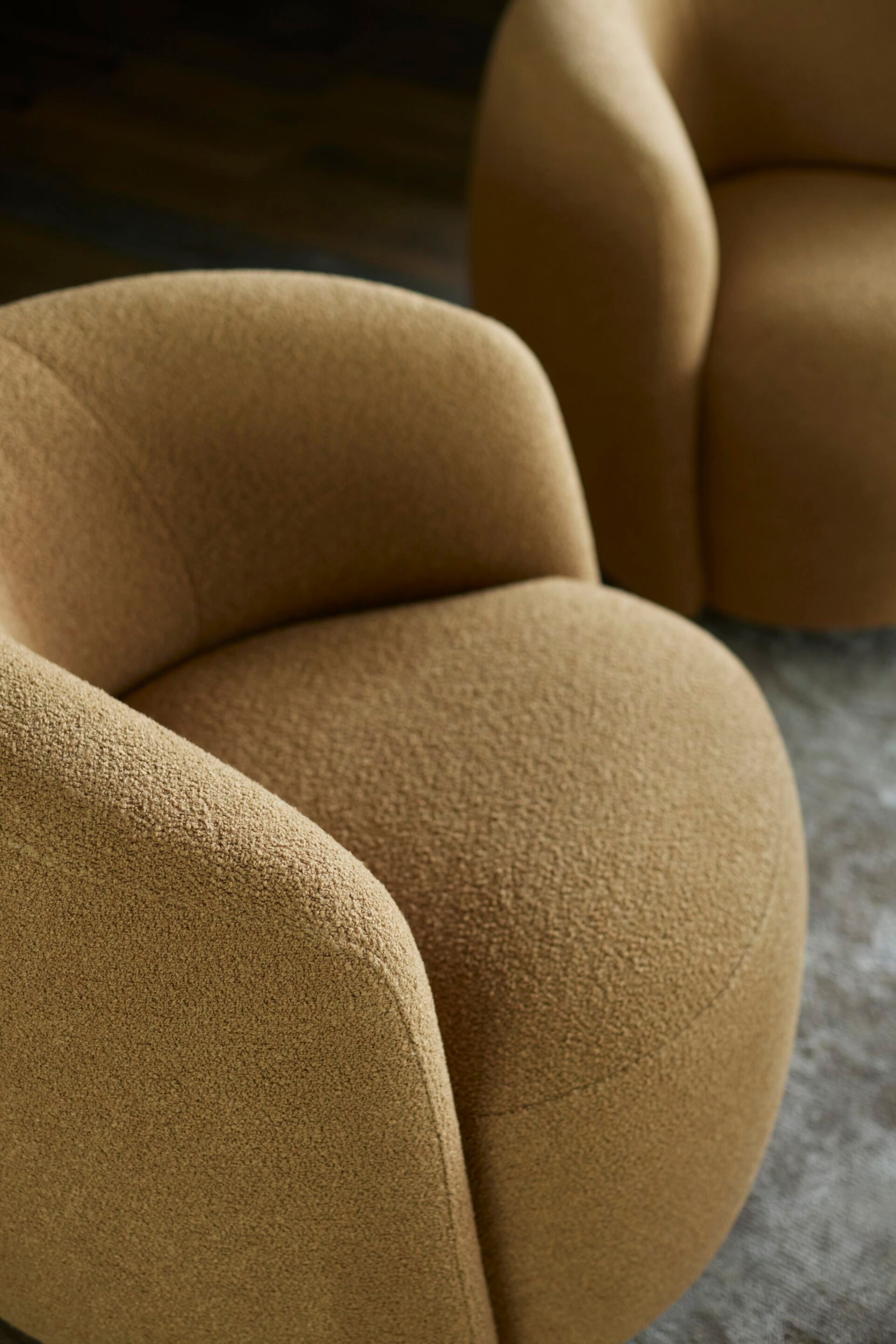 Тканевое вращающееся кресло Joli оливковое дерево ARCH-00069767 - Вид №4