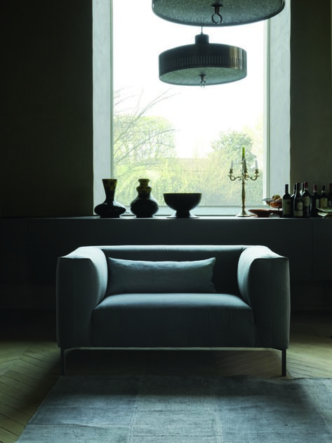 Verzelloni Кресло из ткани со съемным чехлом с подлокотниками Fold sun-id-1468625 - Вид №3