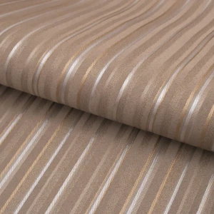 Ткань п/м Flora «Flowers stripe» 140 см цвет золотой 82467384 STLM-2208681