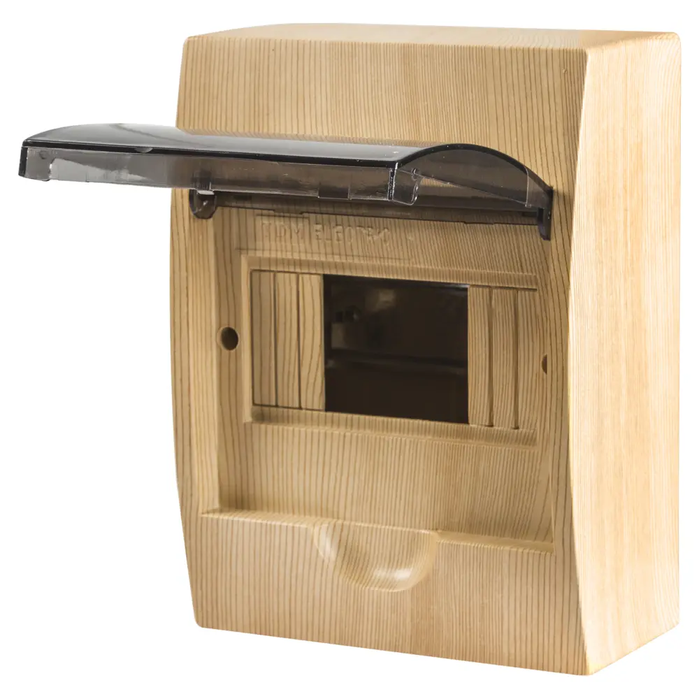 TDM Щит распределительный навесной на 6 модулей с текстурой сосны 15865293 STLM-1108375 - Вид №1