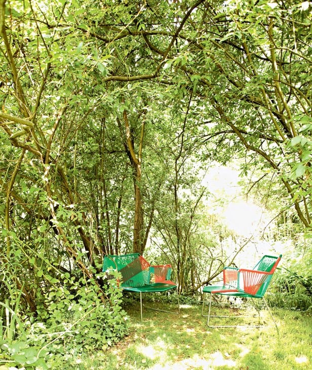 Кресло с плетением из инженерного пластика MOROSO Tropicalia ARCH-00149723 - Вид №9