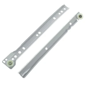 Направляющие роликовые DS 03W.1 350 мм, металл/пластик, цвет белый