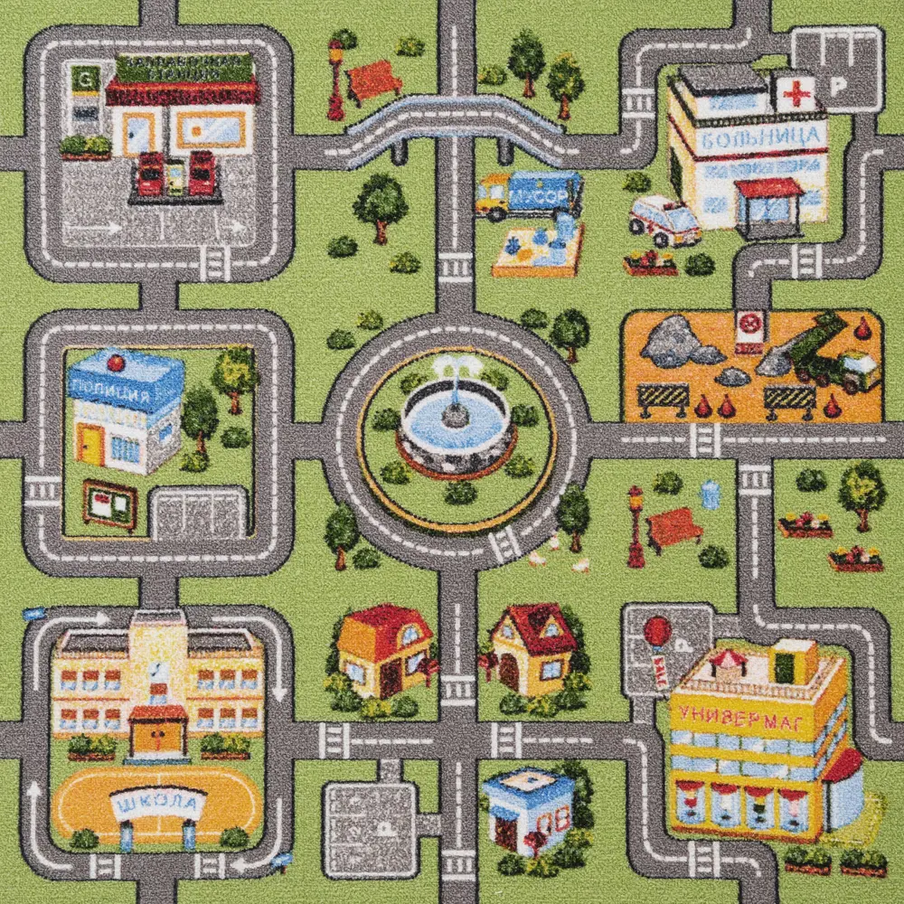 Ковровое покрытие «Городок», 2.5 м, цвет разноцветный ВИТЕБСКИЕ КОВРЫ STLM-2133906