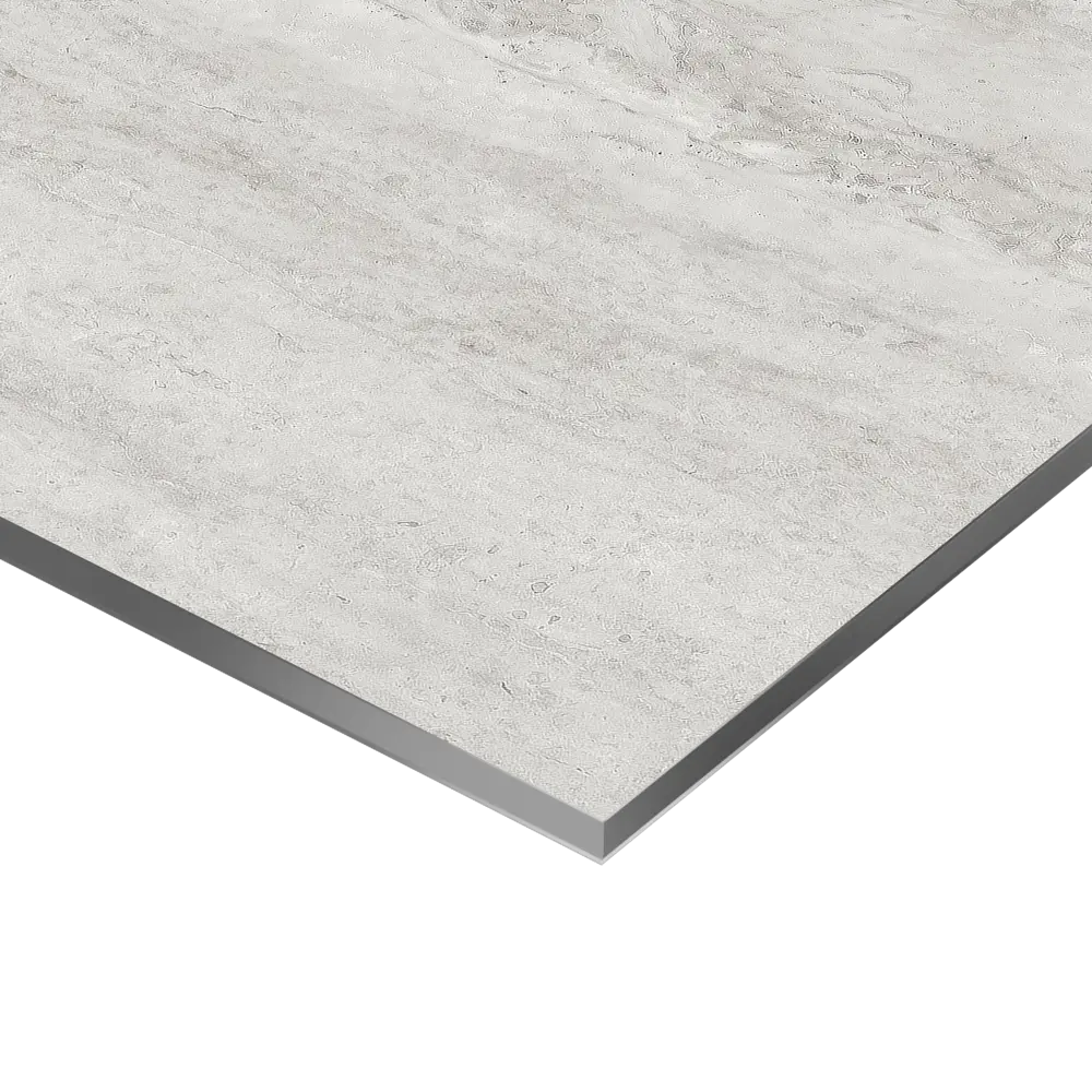 Стеновая панель Alumoart Travertine Roman Grey 51.1.3 240x60x0.4 см алюминий цвет бежевый 89379592 STLM-2023299  - Вид №1