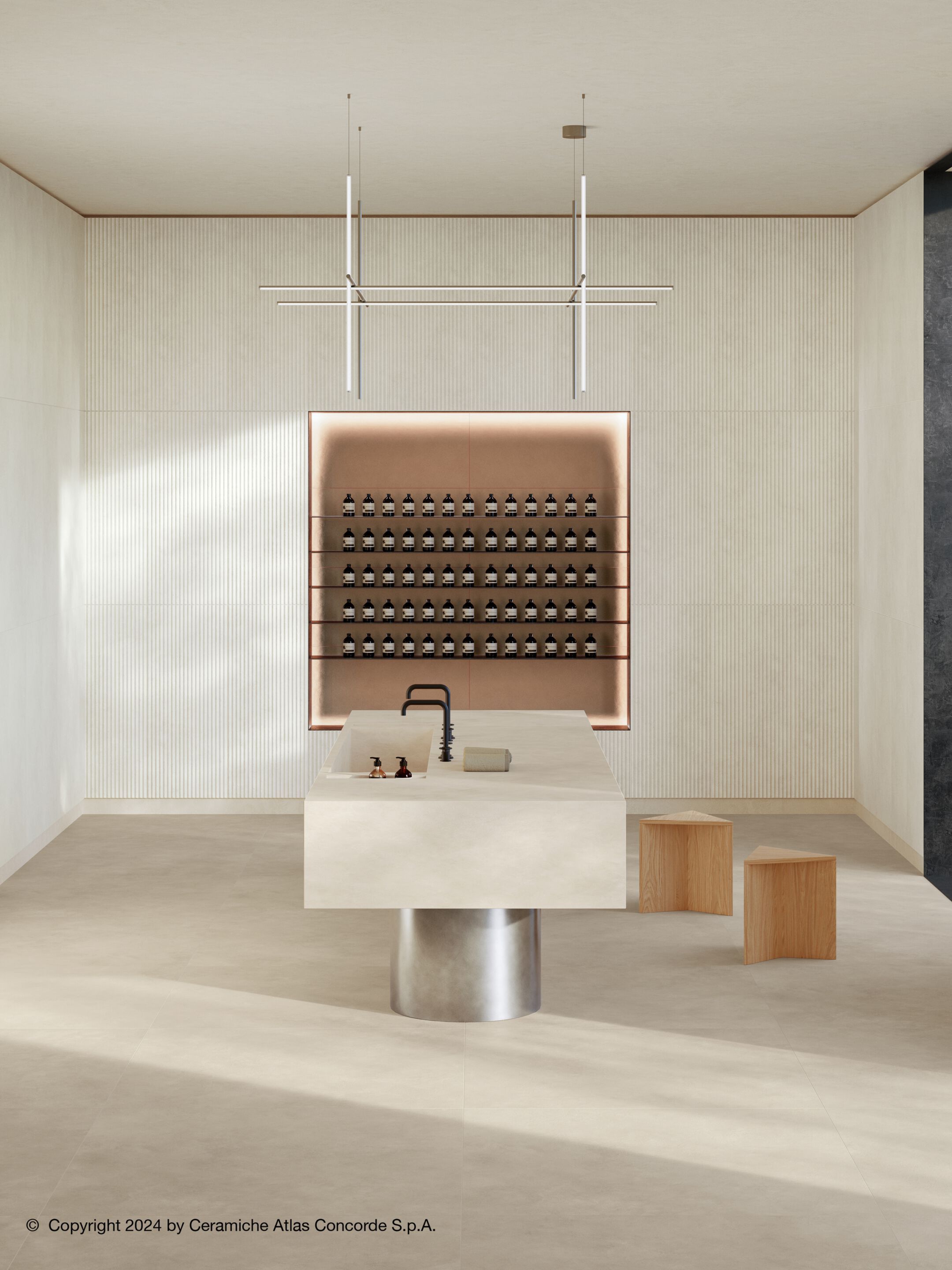 Керамогранит с цементным эффектом Atlas Concorde Boost Expression ARCH-00047016 - Вид №3