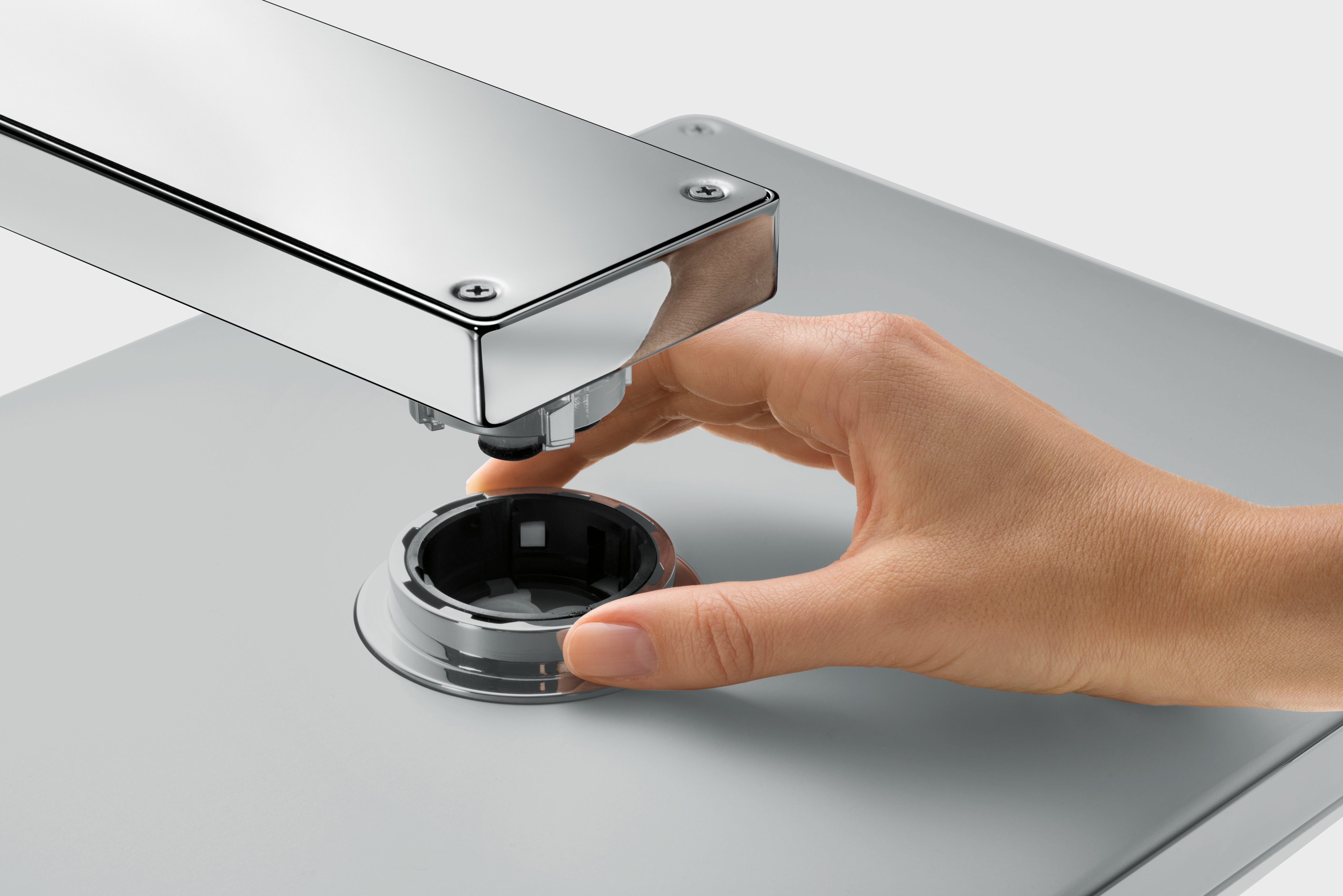 24007600 Rainmaker Select Верхний душ 460 3jet с держателем для душа Hansgrohe  - Вид №1