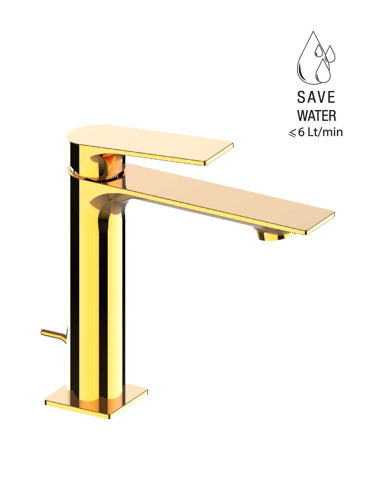 Однорычажный смеситель для раковины с раковиной Rubinetterie Frattini Narciso ARCH-00094169 - Вид №12