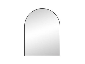 Настенное металлическое зеркало с рамкой