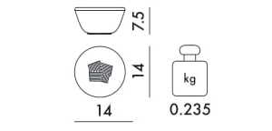 Набор мисок из меламина Kartell сюжет ARCH-00037565 - Вид №21