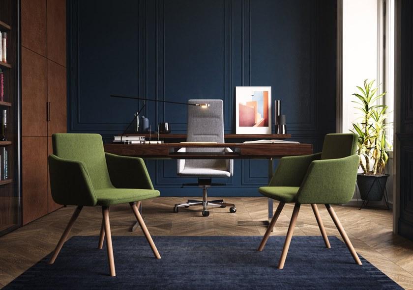 LD Seating Поворотное кресло руководителя с регулируемой высотой и подлокотниками Harmony 832-ra - Вид №3