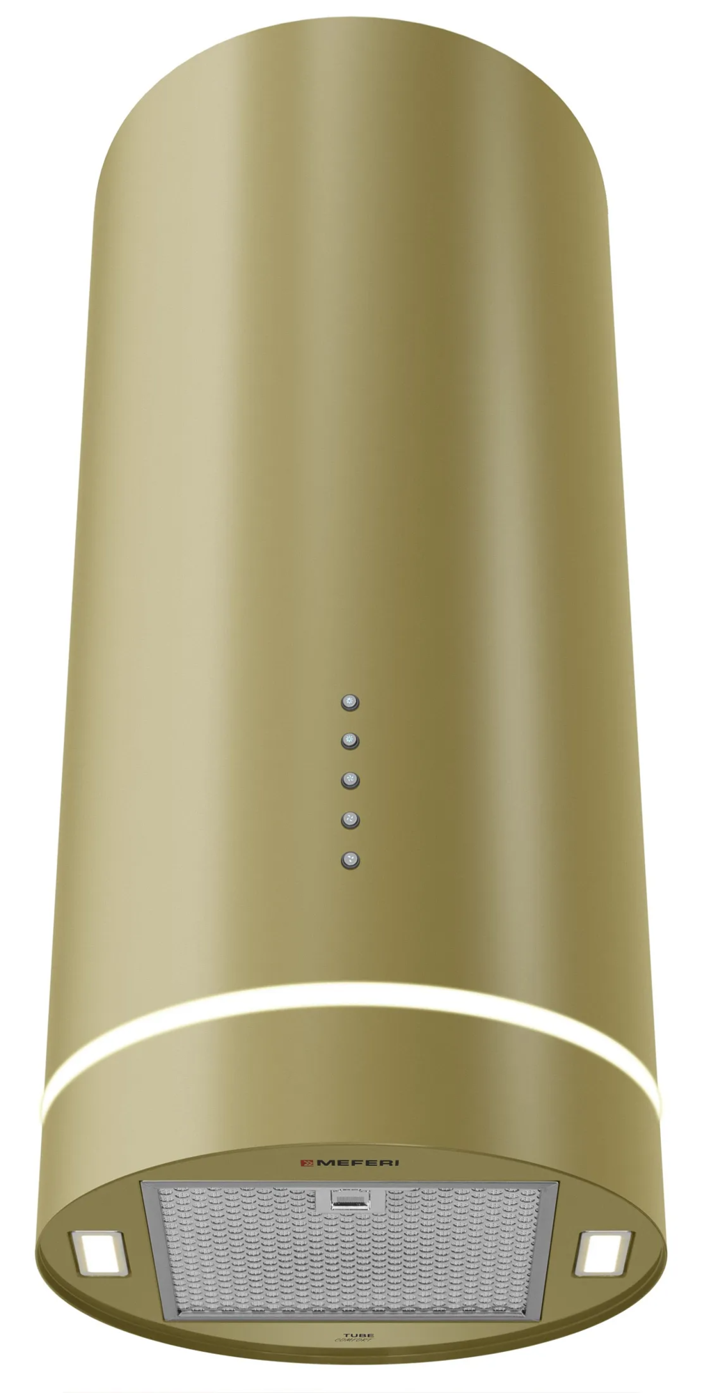 9270640 Вытяжка пристенная Meferi TUBE35GOLD COMFORT золотистый STDN-0141418 - Вид №3