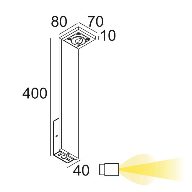Металлический светодиодный световой столб Deltalight Elbo ARCH-00117897 - Вид №13