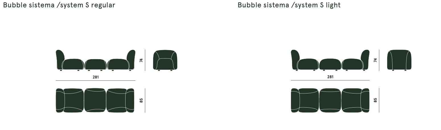 Модульный диван Carpanese Home Rising ARCH-00071774 - Вид №9