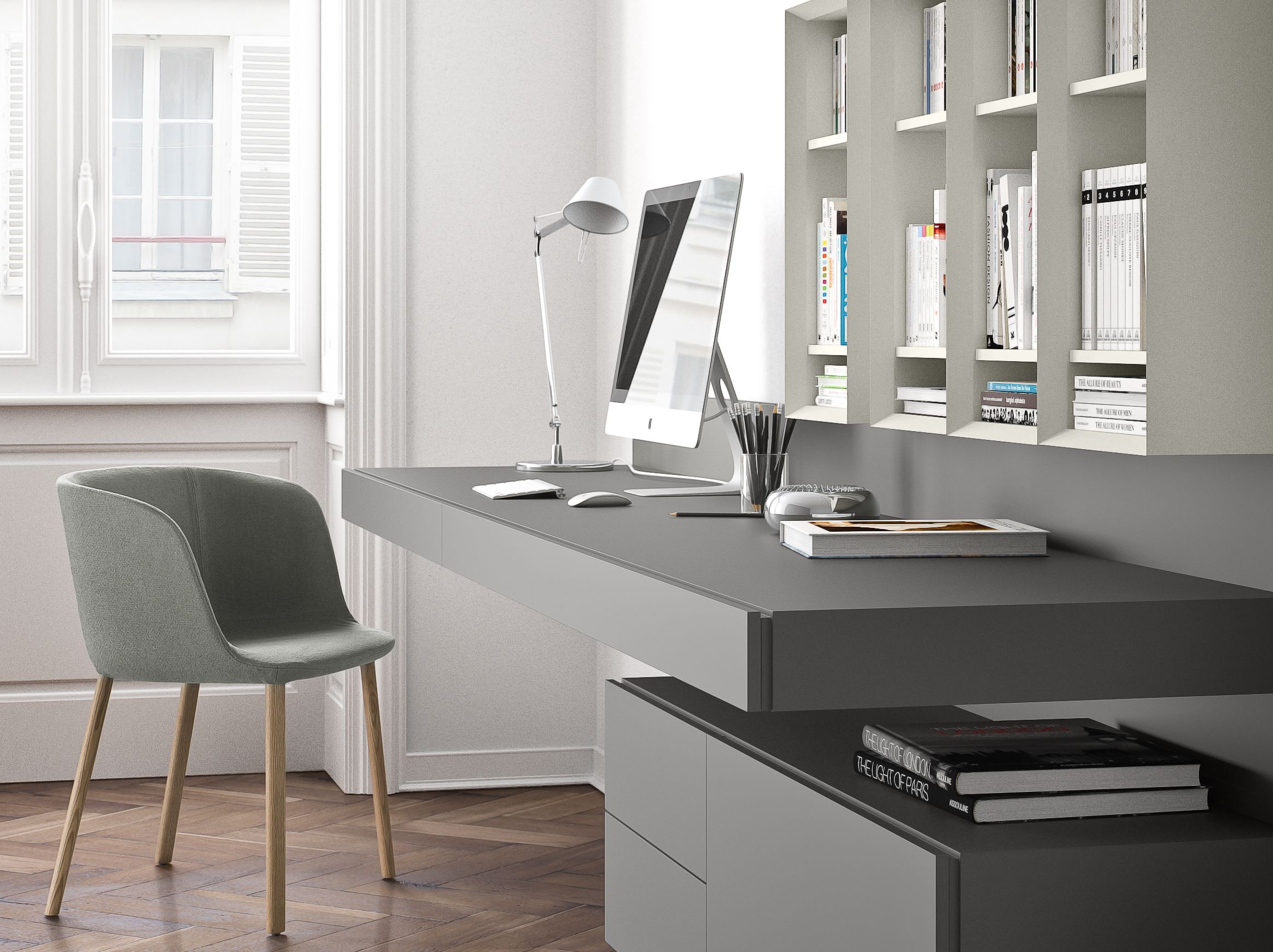 Тканевый стул с подлокотниками Pianca ARCH-00055712 - Вид №3