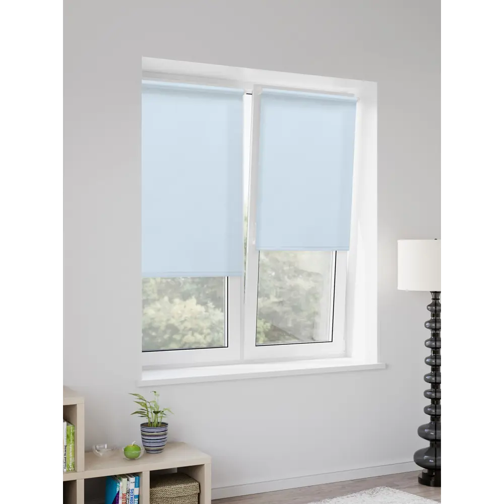 Штора рулонная Miamoza 50x160 см цвет голубой Плайн STLM-2210505 - Вид №2