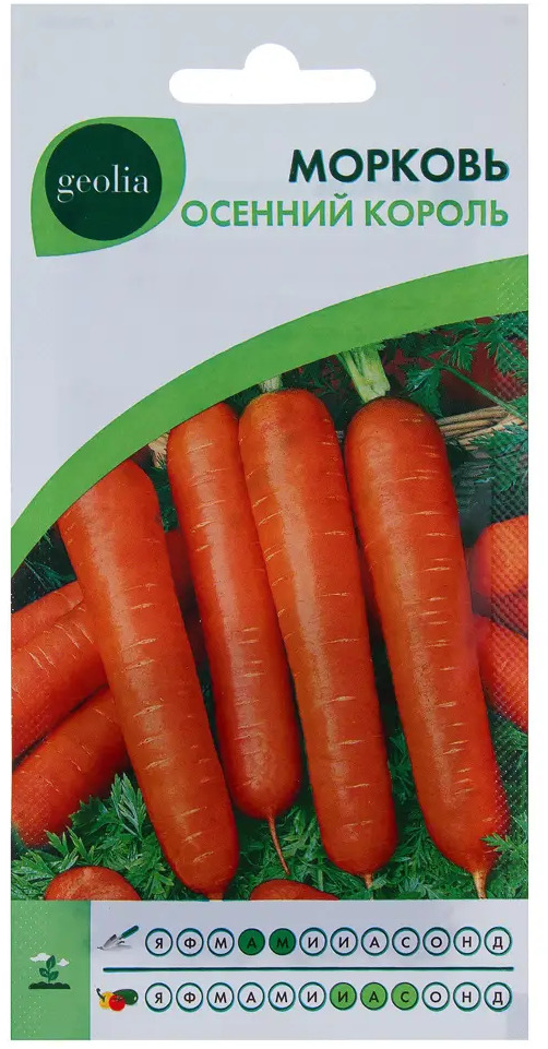 Семена моркови GEOLIA Осенний король - высокоурожайный сорт для богатого урожая 17585105