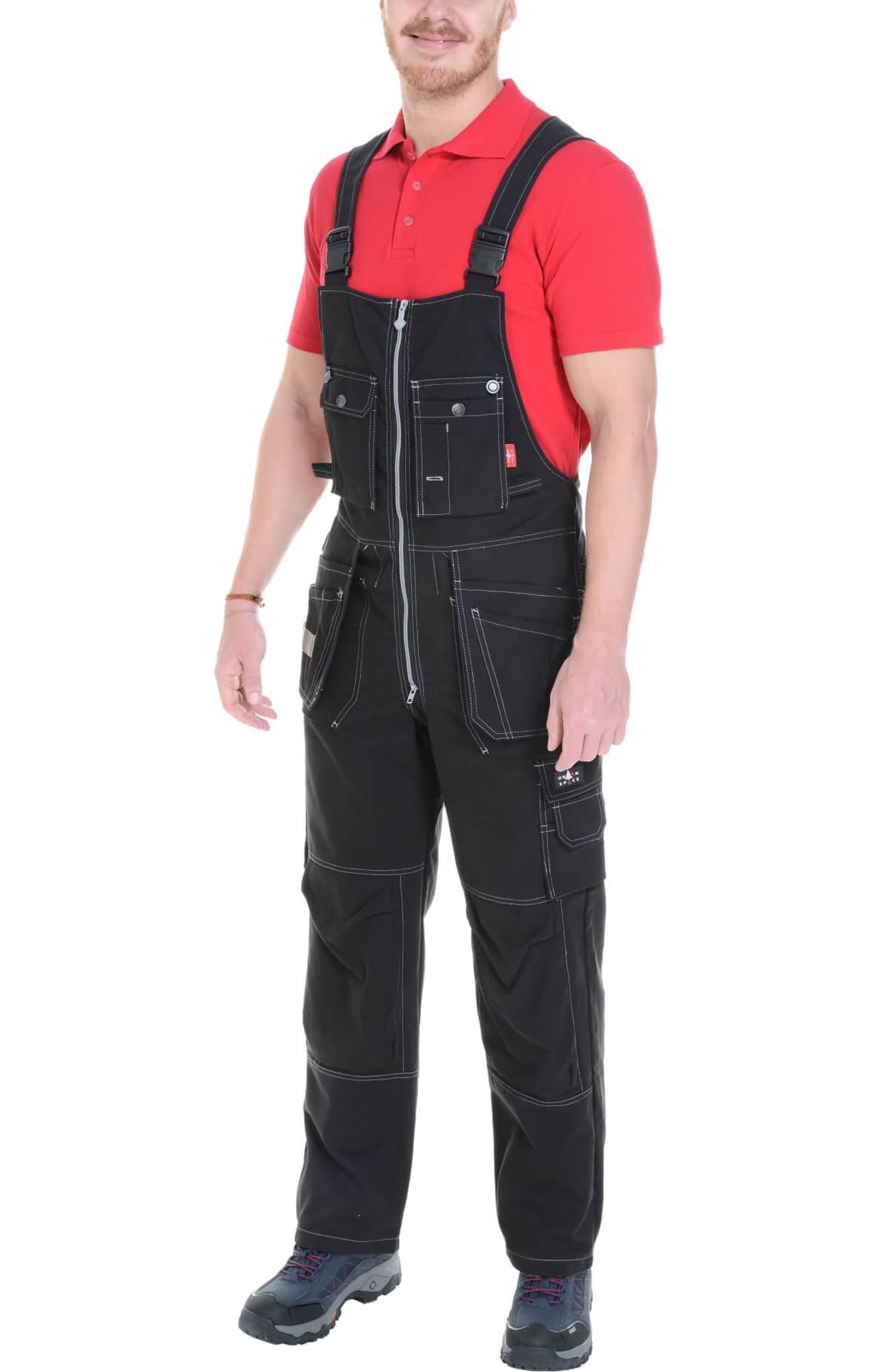 62312 Полукомбинезон  черный Union Space  Летняя спецодежда  размер 56-58/182-188  - Вид №3