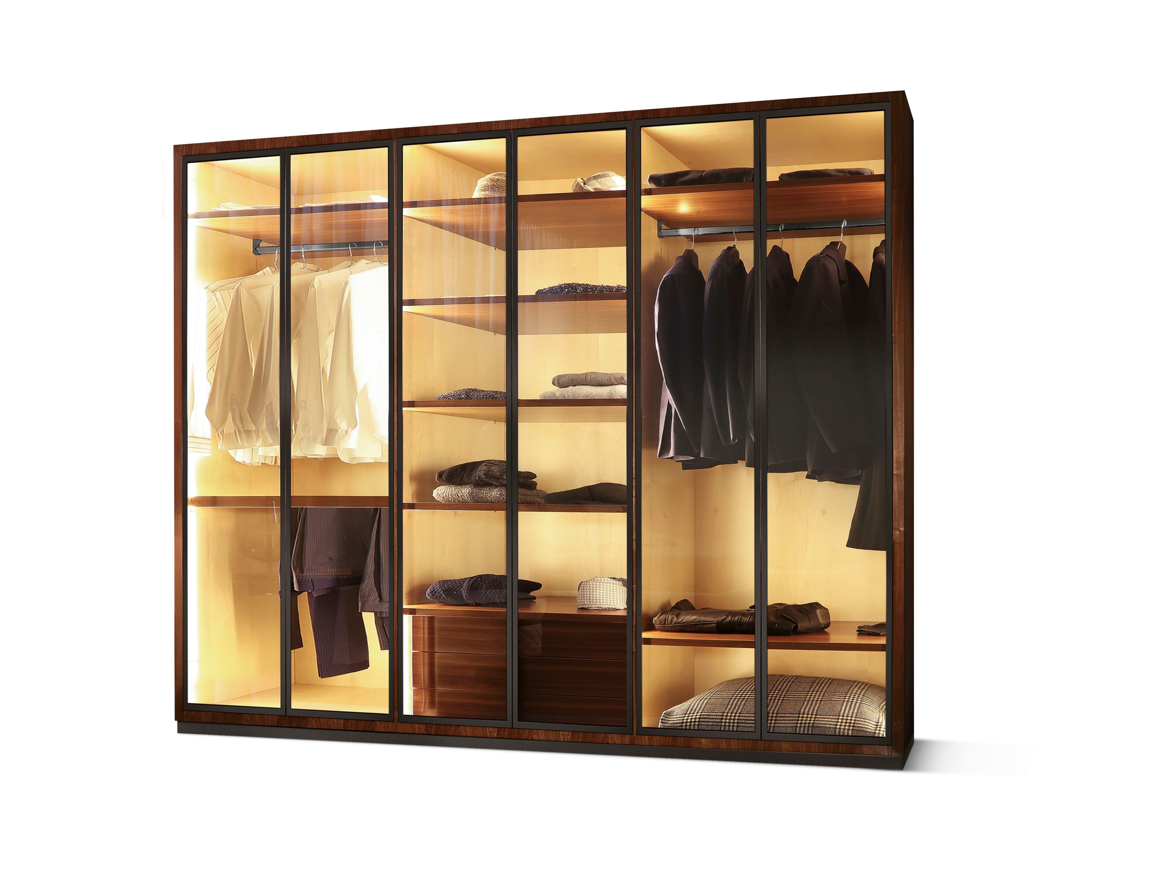 Металлический и стеклянный шкаф с комодом CEPPI Evergreen ARCH-00144641