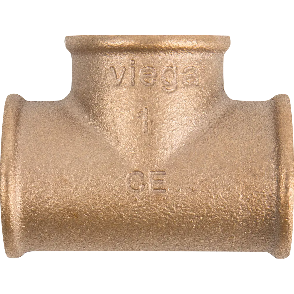 Тройник Viega 264260, внутренняя резьба, 1", бронза 264260 82314271 STLM-2037767  - Вид №1