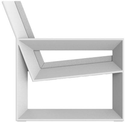 VONDOM Садовое кресло Frame sun-id-1503950 - Вид №1