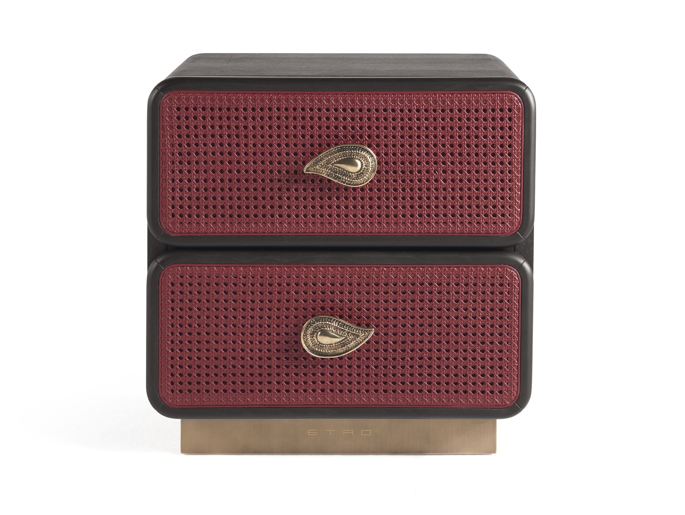 Деревянная квадратная тумбочка с ящиками ETRO Home Interiors Caral ARCH-00052827