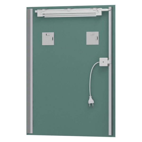 Зеркало со встроенным LUM-светильником 24 W (80х75 cm) EVOFORM LUMLINE BY 2005 sun-id-561516 - Вид №1