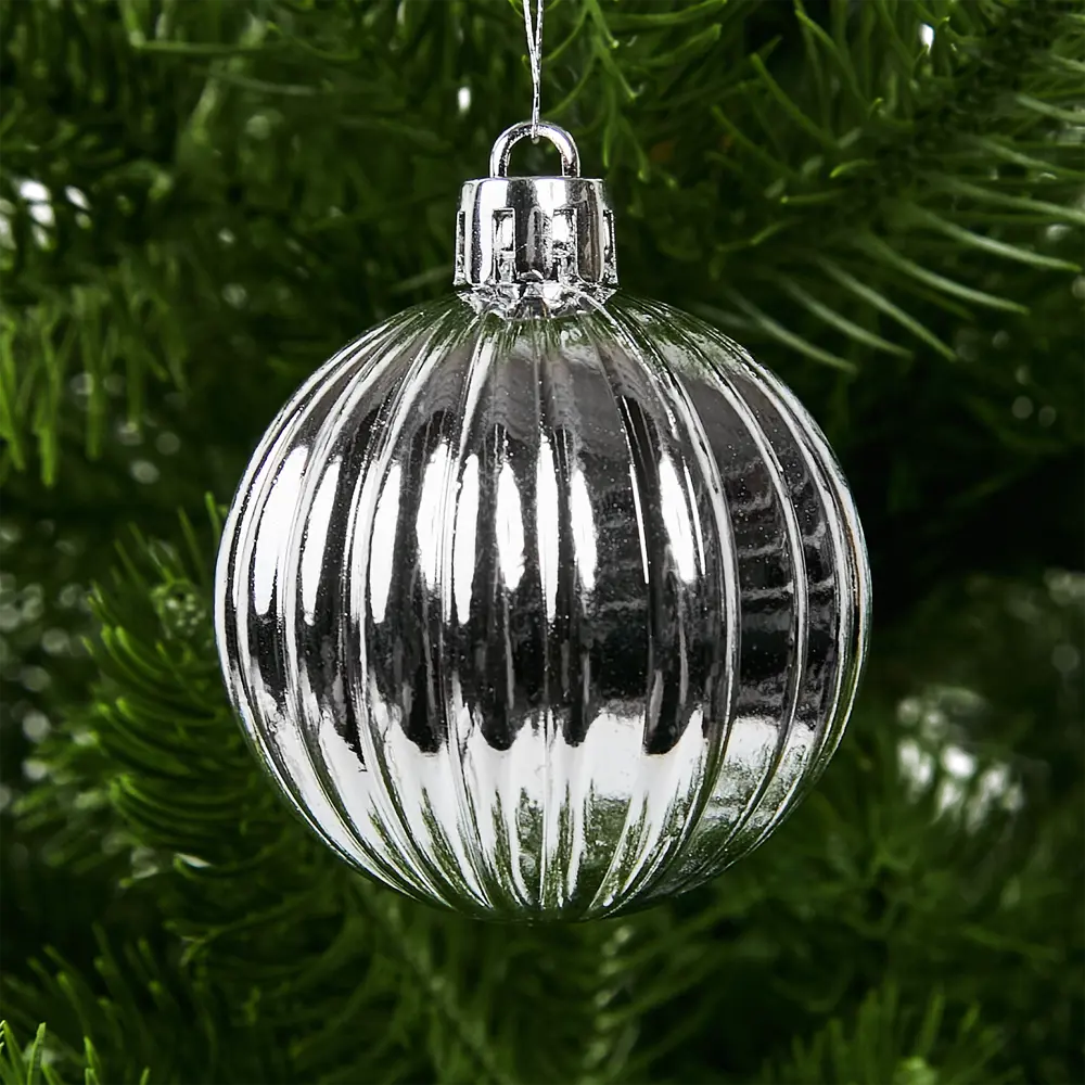 87036340 Набор новогодних шаров Christmas ø5-6 см цвет белый 25 шт. STLM-0956985 Santreyd  - Вид №14