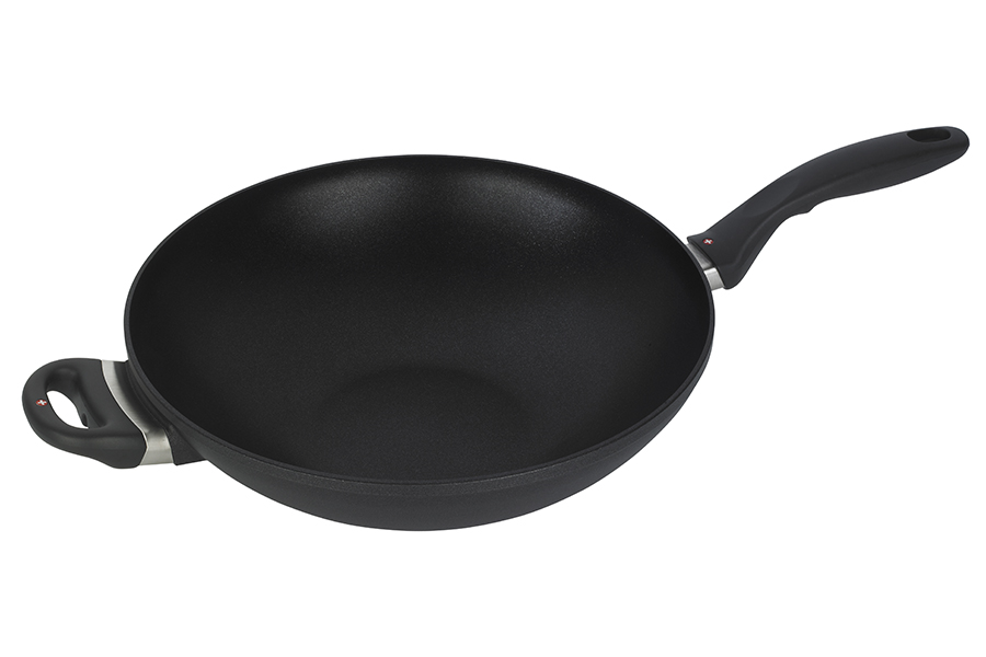 Сковорода-вок Swiss Diamond со стеклянной крышкой, две ручки, Ø32 см XD61132C - Вид №6