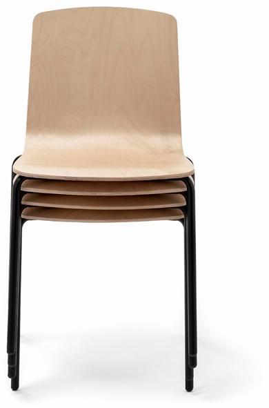 Mara Стул для конференций штабелируемый из бука  3000l  - Вид №4