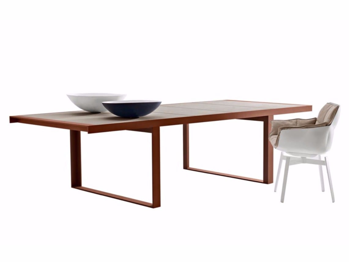 Садовый стол с керамогранитной столешницей B&B Italia Outdoor Canasta ' 13 ARCH-00122435