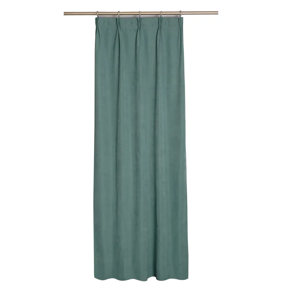 Штора на ленте Jimena 160x260 см цвет зелёный 82922236 STLM-2104291 INSPIRE 