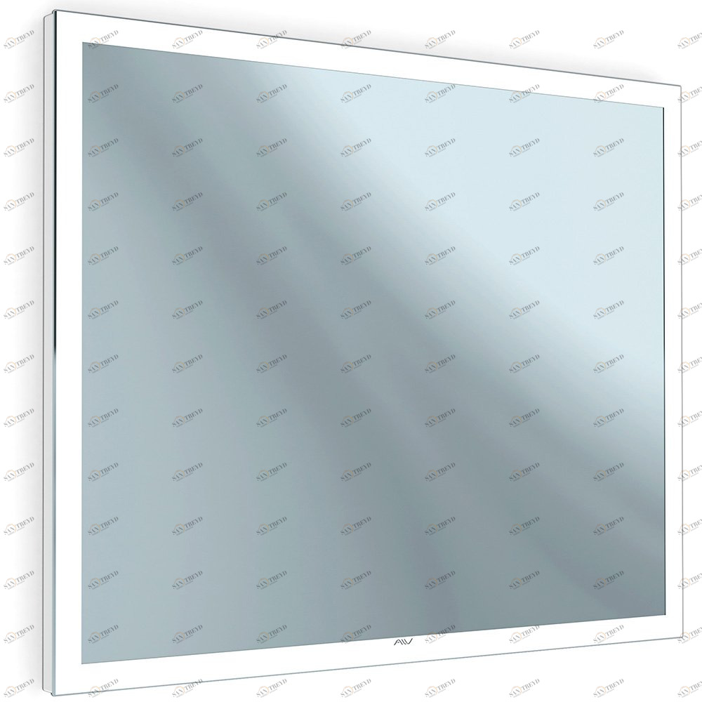 Зеркало в ванную с подсветкой прямоугольное белое 70х80 см Bella-35 ALAVANN BELLA-35 303944 Белый 