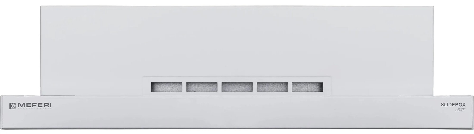 9168707 Вытяжка телескопическая Meferi SLIDEBOX60WH LIGHT белый/белый STDN-0038235 - Вид №4