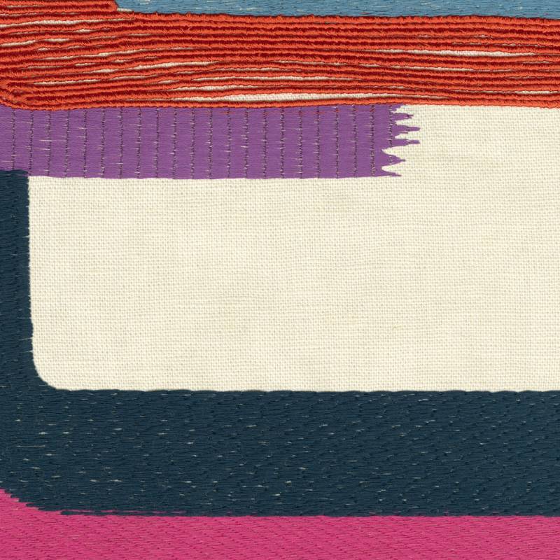 Хлопчатобумажная ткань с вышивкой Élitis Excentric ARCH-00087536 - Вид №4