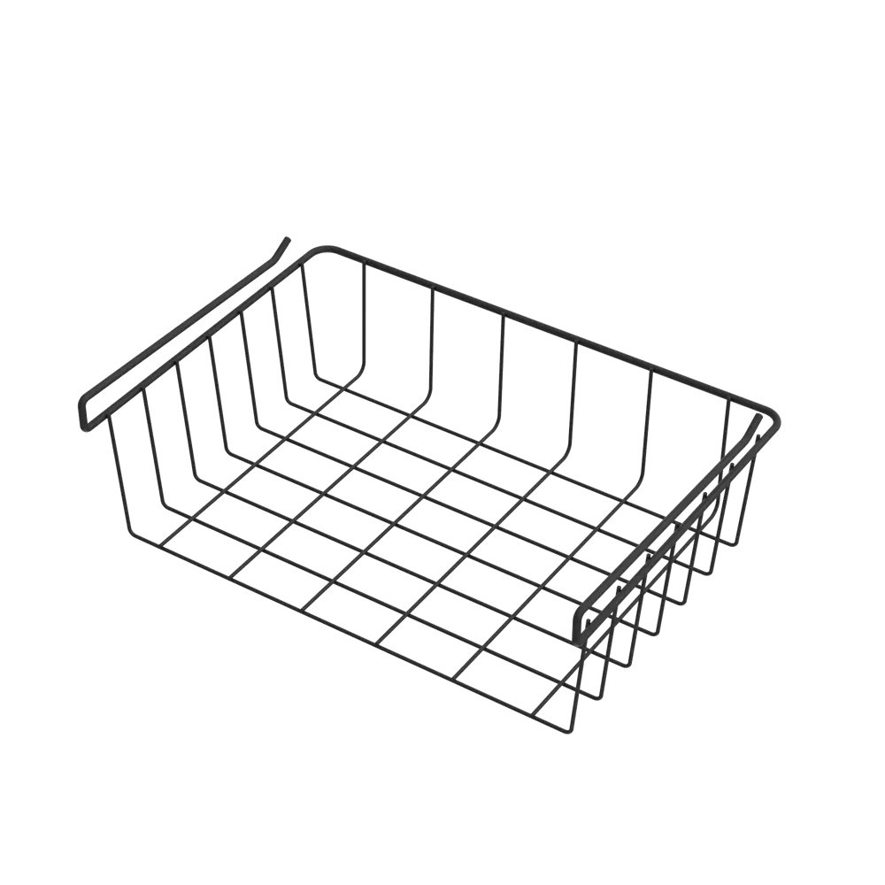 Выдвижная корзина с рамой KONSENSA 36x25.7x12 см цвет черный 89436141 STLM-2015414  - Вид №1