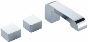 JUSTIME Смеситель для ванны на 3 отверстия из хромированной латуни Dragon 6904-m0-80cp