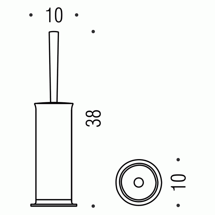 B2406 Ёршик напольный COLOMBO LINK Colombo Design - Вид №2