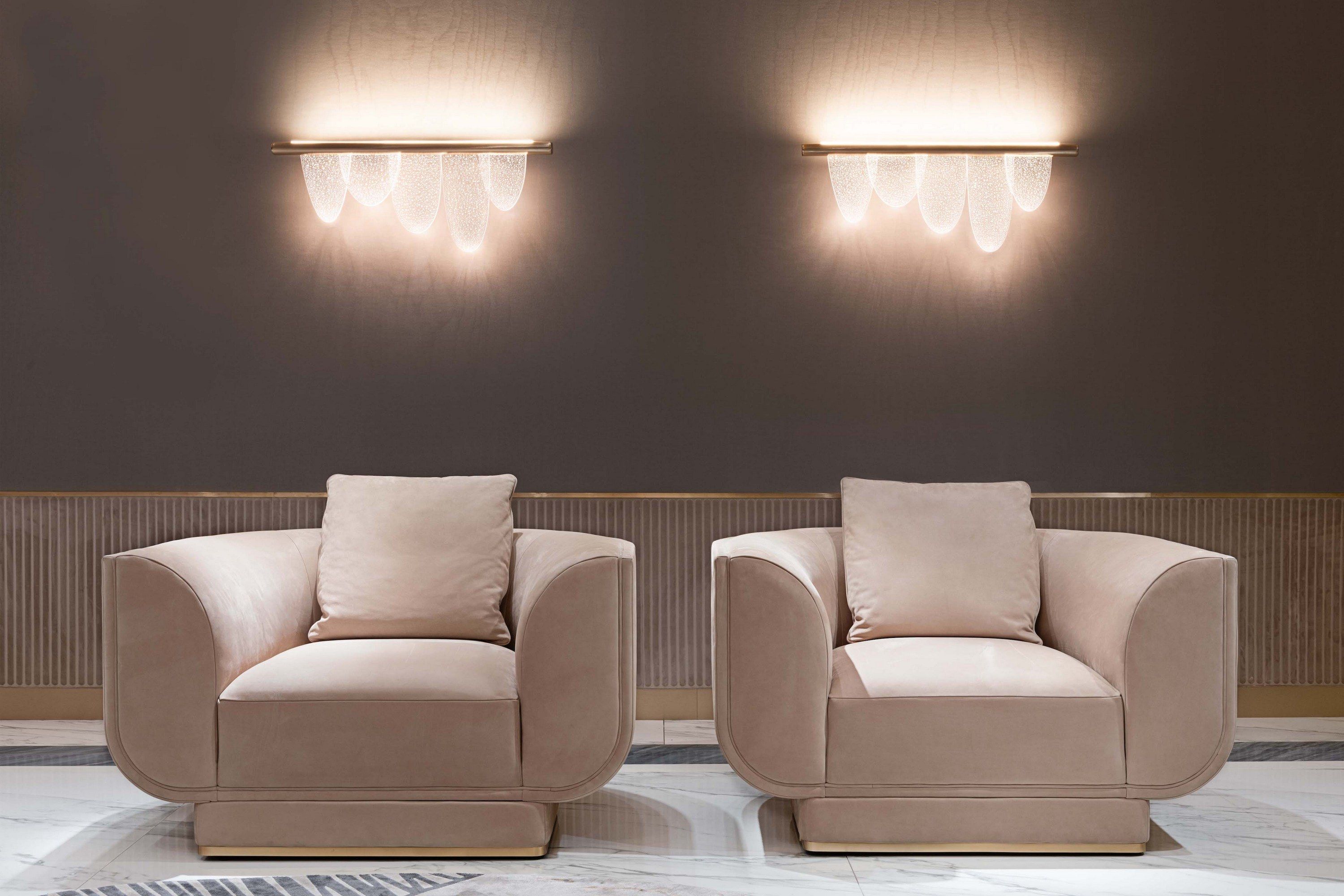 Светодиодные настенные светильники из стали и стекла Visionnaire Parade ARCH-00082487 - Вид №1